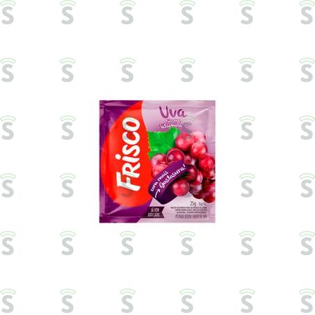  Refresco Em Pó Frisco Uva Sachê 30g