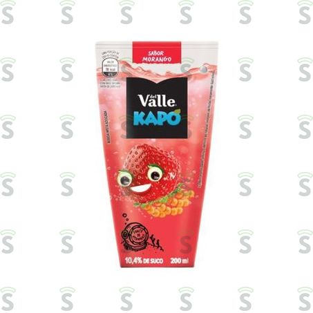  Del Vale Kapo-bebida 200ml Morango