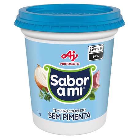 Tempero Sabor Ami 1kg - Sem Pimenta