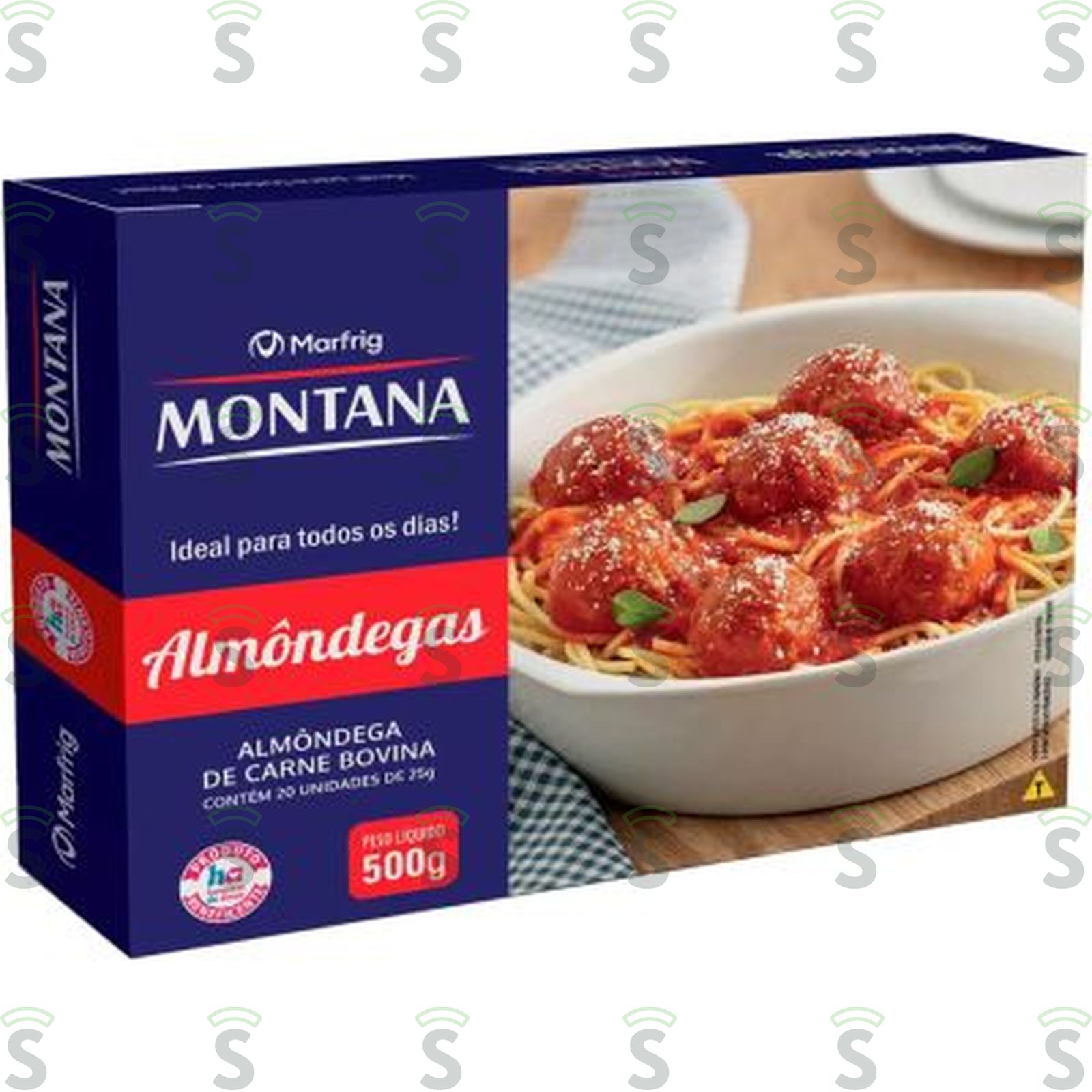 Almôndega montana carne bovina 500g