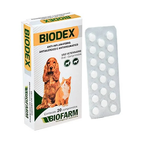Biodex Anti-inflamatório Biofarm 20 Comprimidos