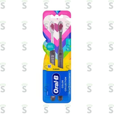  Escova Dental Macia Clean Oral-b Pro-saúde 2 Unidades