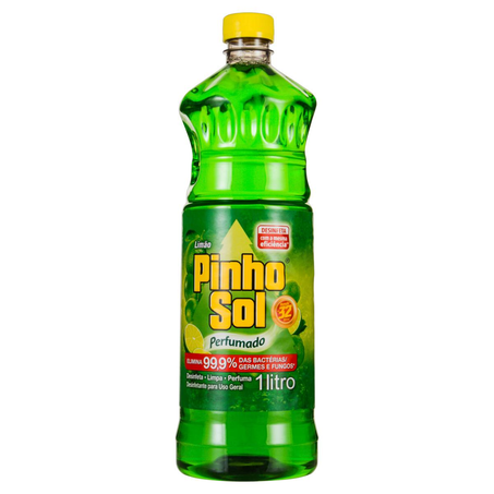 Desinfetante Pinho Sol 1 Litro - Limão