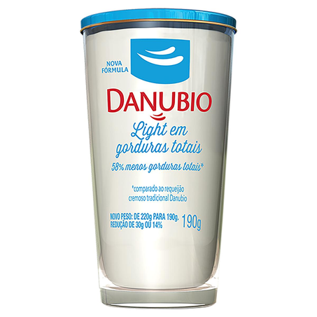 Requeijão Danubio 190g - Light