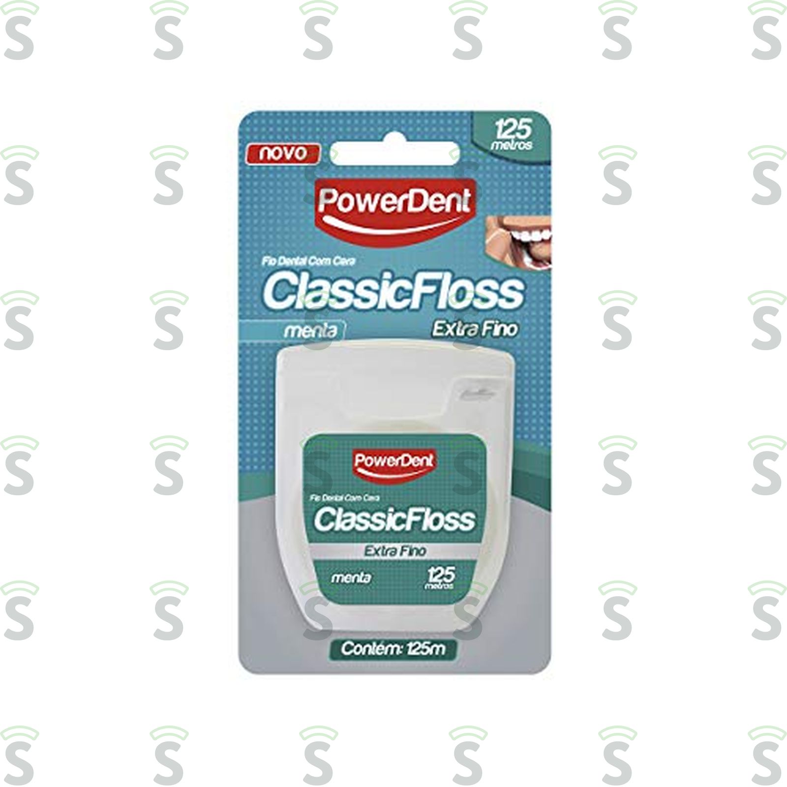 Fio Dental Powerdent Clas/Flo MentaM 125M