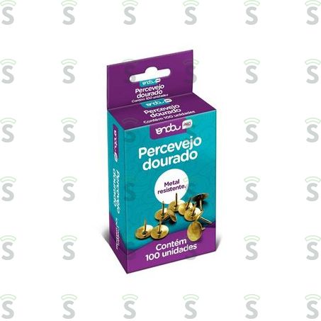  Escova Percevejo Onda Dourado 100un