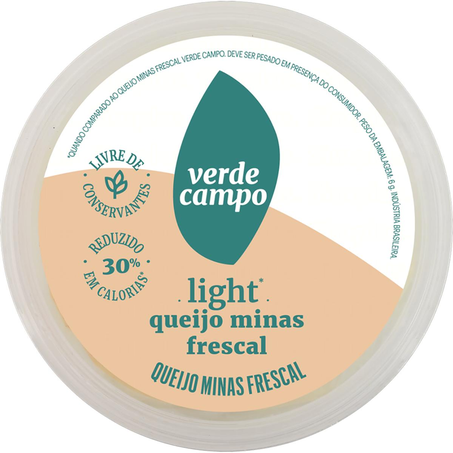 Queijo Minas Frescal Verde Campo Light Kg