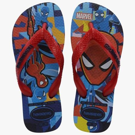 SANDÁLIAS HAVAIANAS KIDS MARVEL II HOMEM-ARANHA AZUL MARINHO 33/34