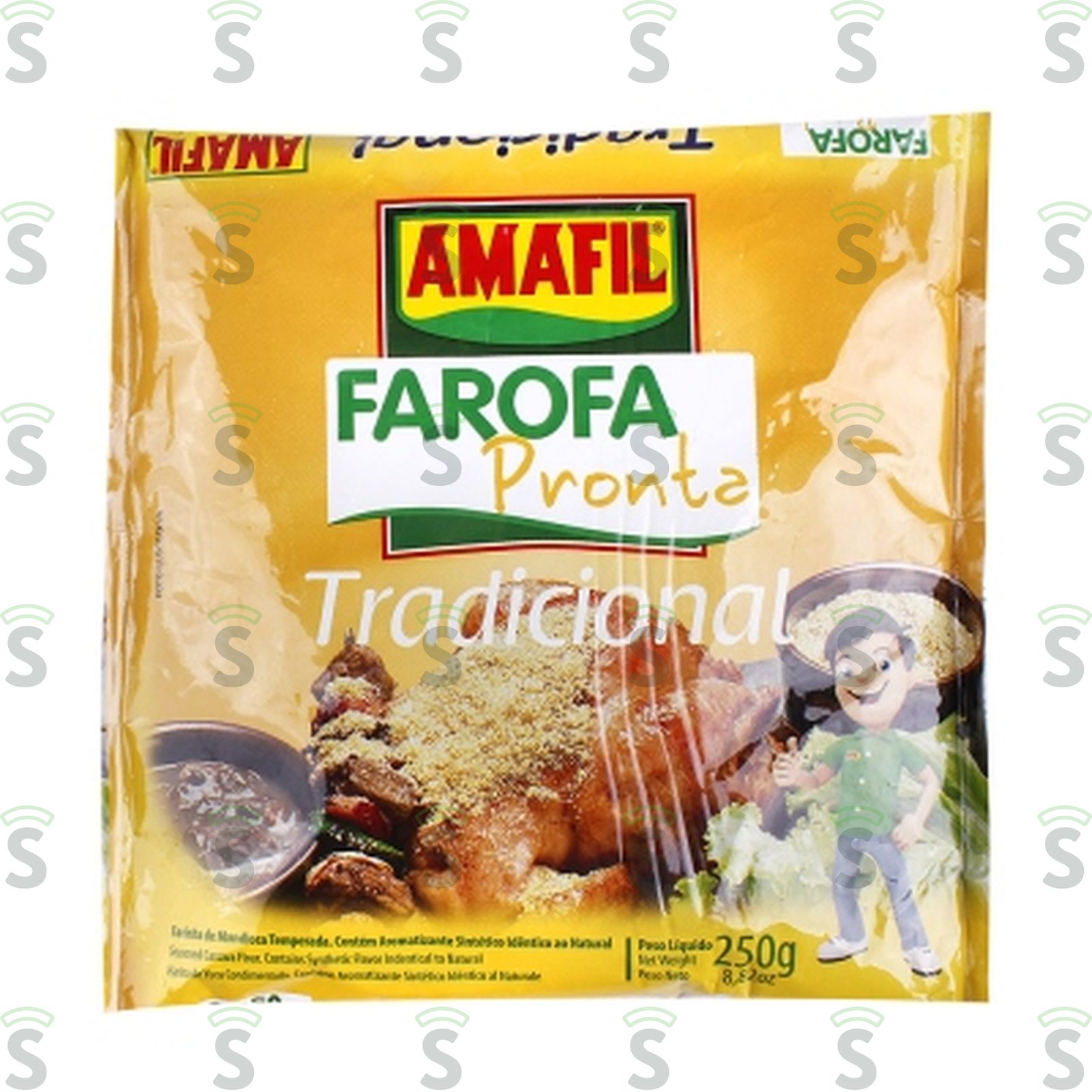 Amafil-farofa pronta 250g tradicional