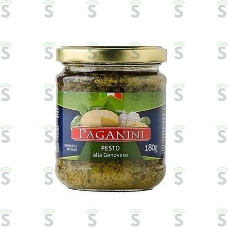  Molho Paganini Pesto Alla Genovese Vidro 180g