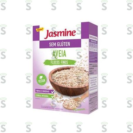  Aveia Em Flocos Jasmine Sem Glúten Caixa 250g