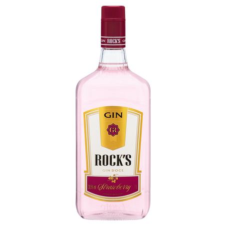 Gin Rocks 1 Litro - Strawberry