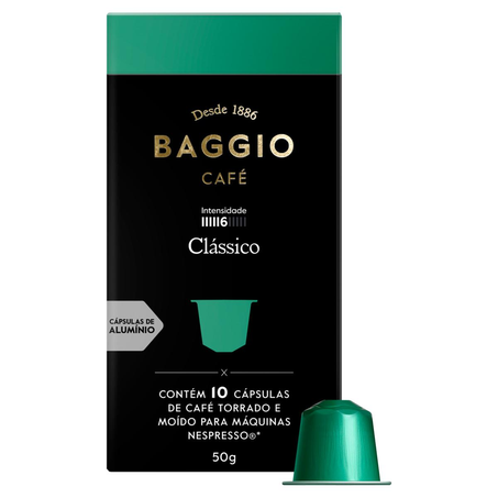 Cápsula Baggio 50g - Café Clássico