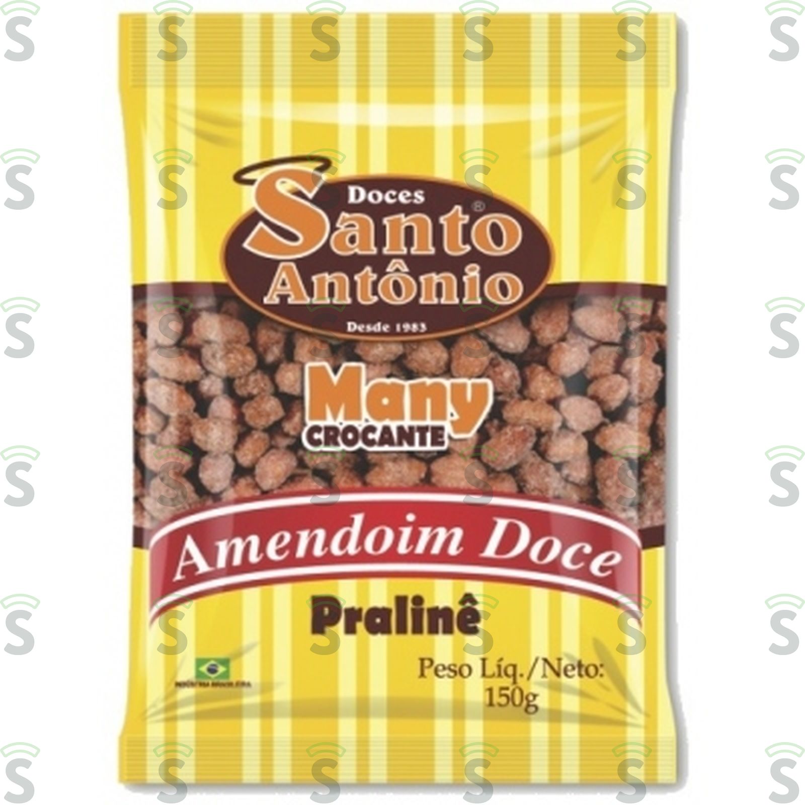 Doce de Amendoim Santo Antônio Many Crocante Embalagem 150G