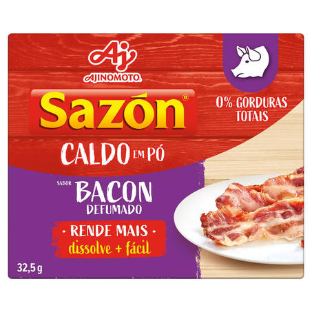 Caldo em Pó Sazón 32,5g - Bacon