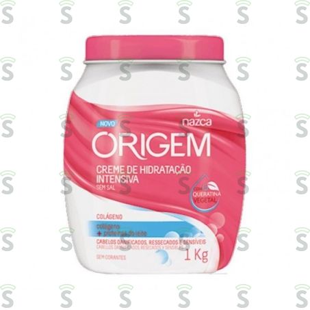  Creme de Hidratação Origem Bomba de Colágeno e Vitamina c Pote 1kg