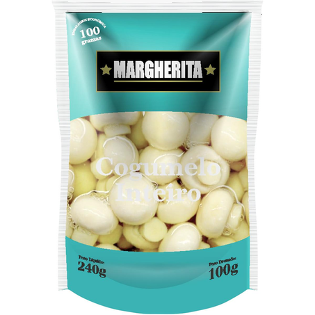 Cogumelo Margherita 100g - Inteiro - Sachê