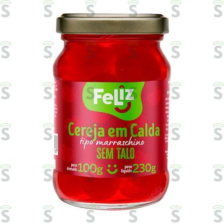  Feliz-cereja Em Calda 100g