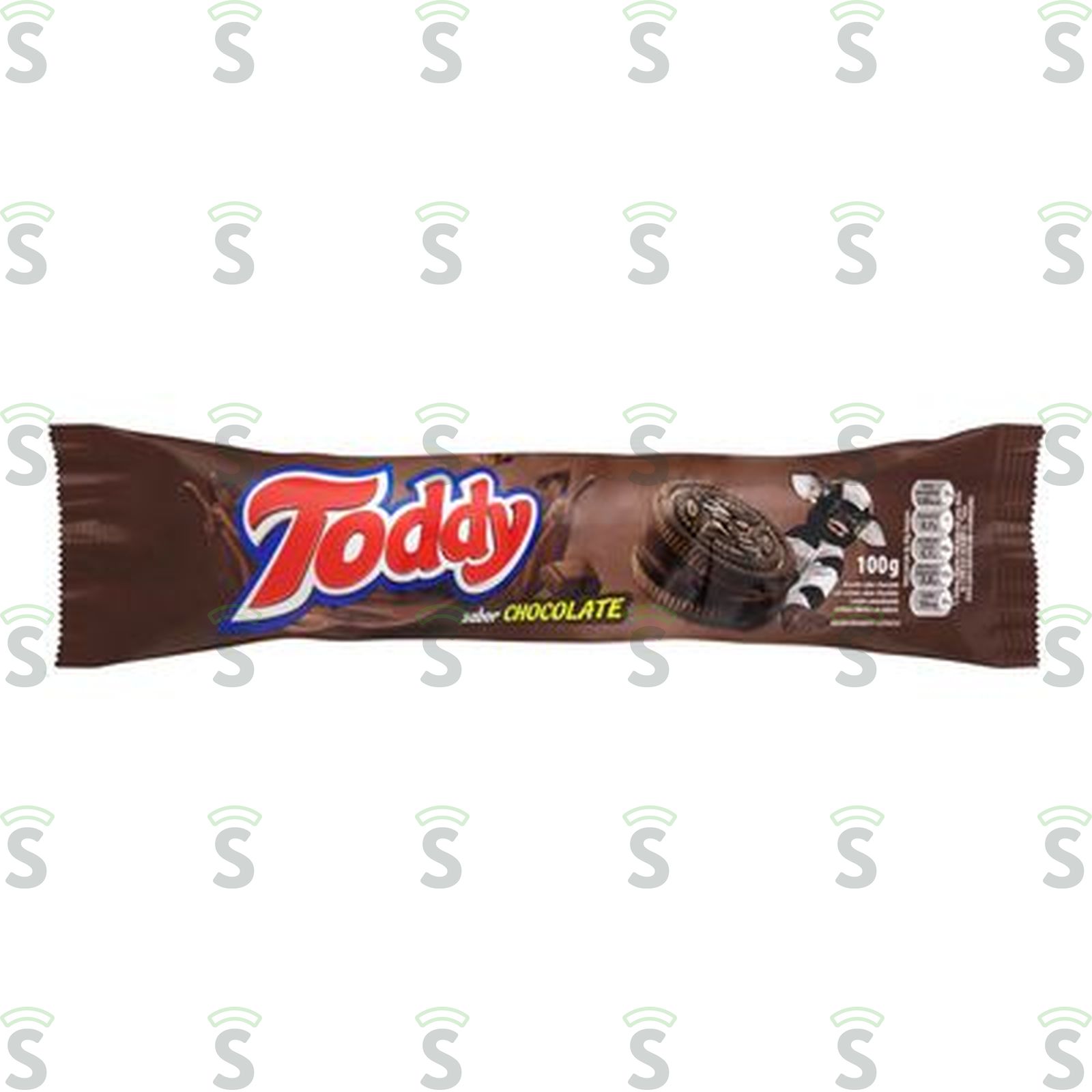 Biscoito Toddy Chocolate Recheio Chocolate 100G