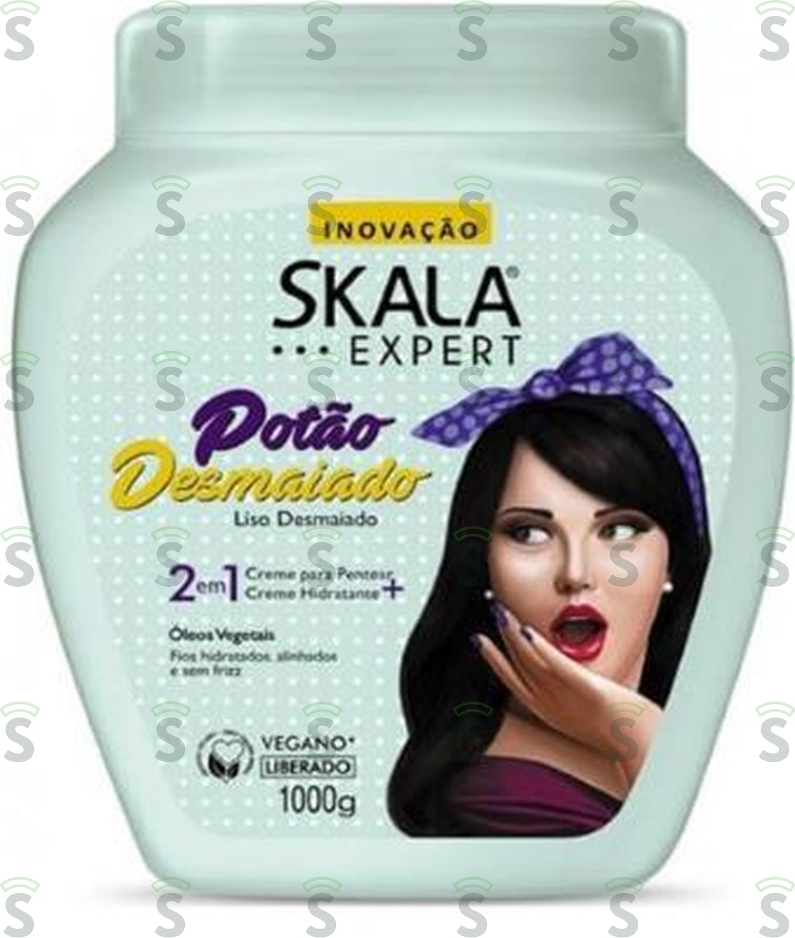Creme de Tratamento Condicionador Skala 2 em 1 Potão Desmaiado Pote 1kg