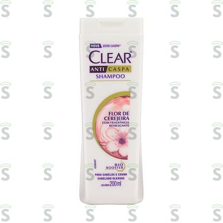  Shampoo Anticaspa Clear Flor de Cerejeira Frasco 200ml
