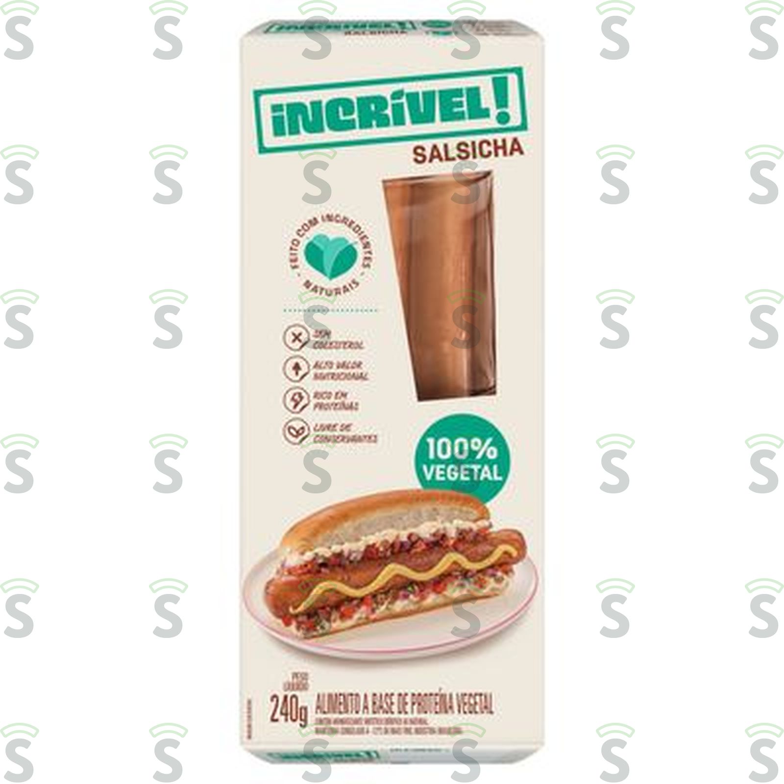 SALSICHA SEARA 240G 100% VEGETAL