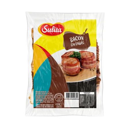 Bacon fatiado sulita 1kg