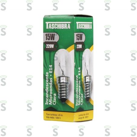  Lâmpada Taschibra Geladeira e Microondasw 1un