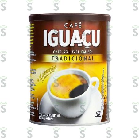  Café Solúvel Em Pó Iguaçu Tradicional Lata 200gr