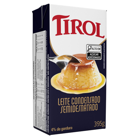 Leite Condensado Tirol 395g - Semidesnatado - TP