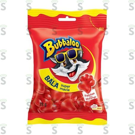  Bala Morango Bubbaloo 75g