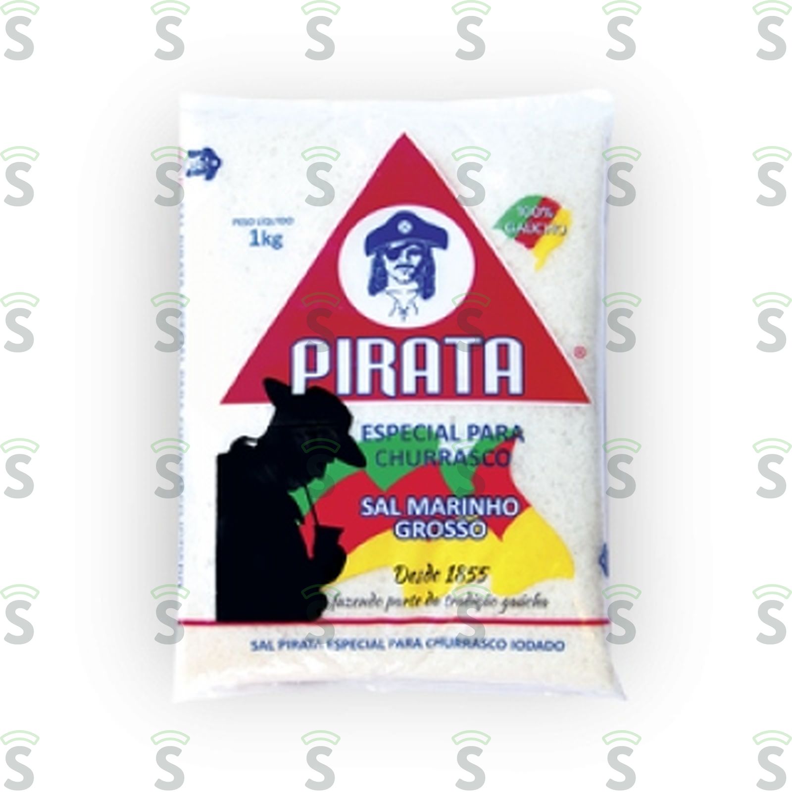 Sal Grosso Pirata Embalagem 1KG