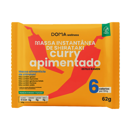 Massa de Shirataki Doma Curry Apimentado 62g
