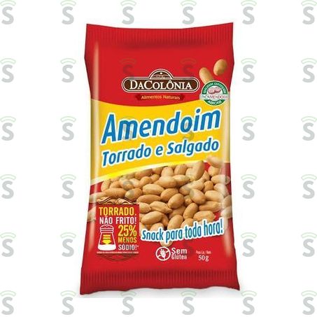  Amendoim Salg 50g Dacolonia