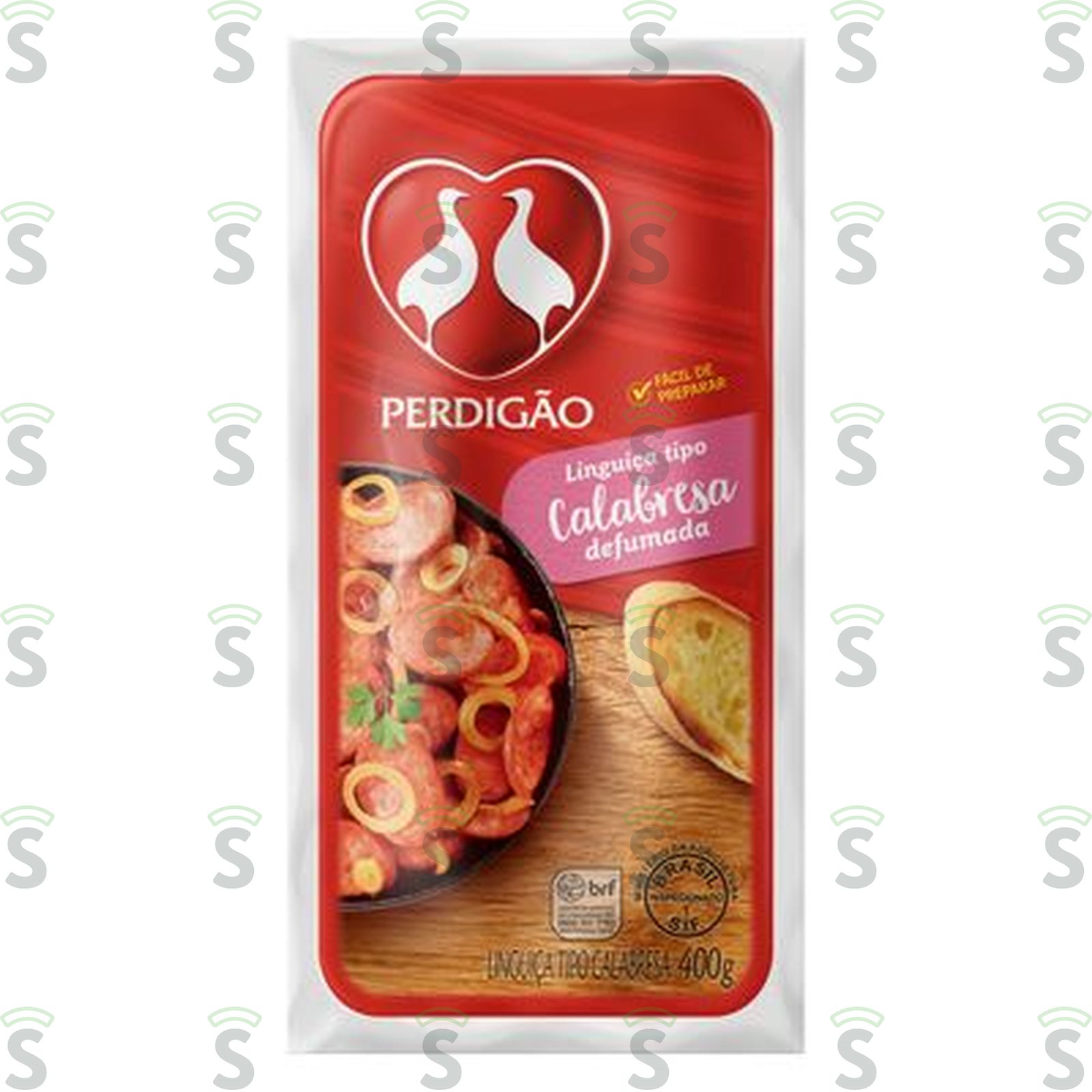 Linguiça Calabresa Perdigão Cozida Defumada Pacote 400G