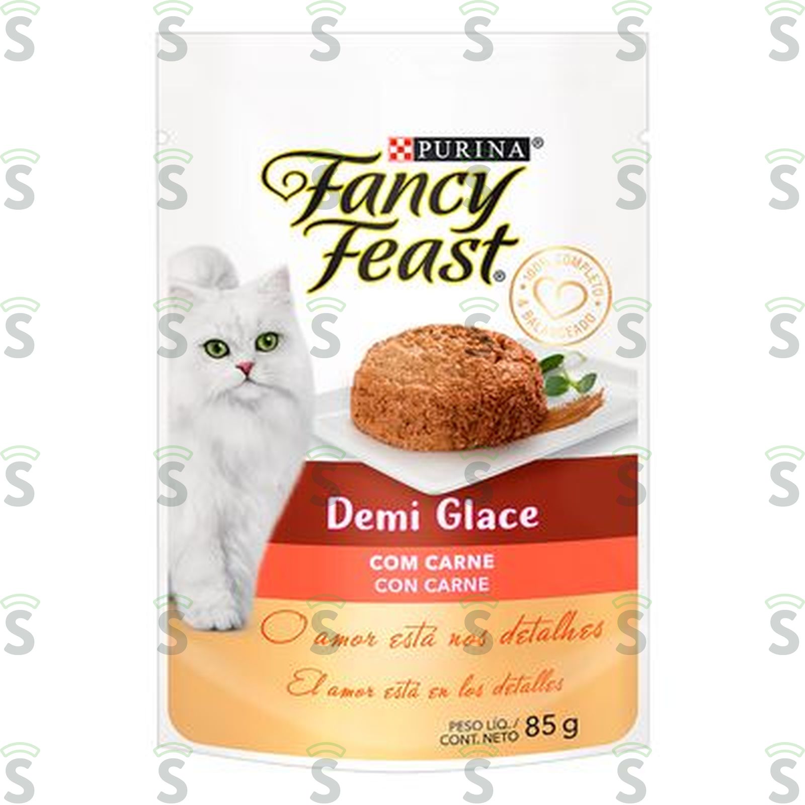 Ração Úmida Fancy Feast Demi Glace Carne 85G