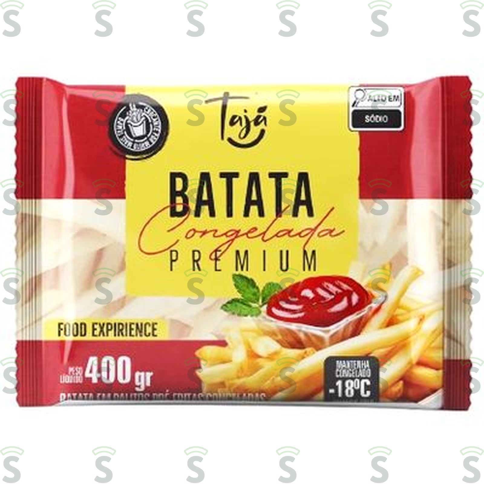 BATATA TAJA 400G TRAD 10X10MM