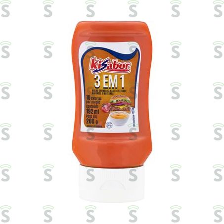  Molho 3 Em 1 Kisabor Bisnaga 200g
