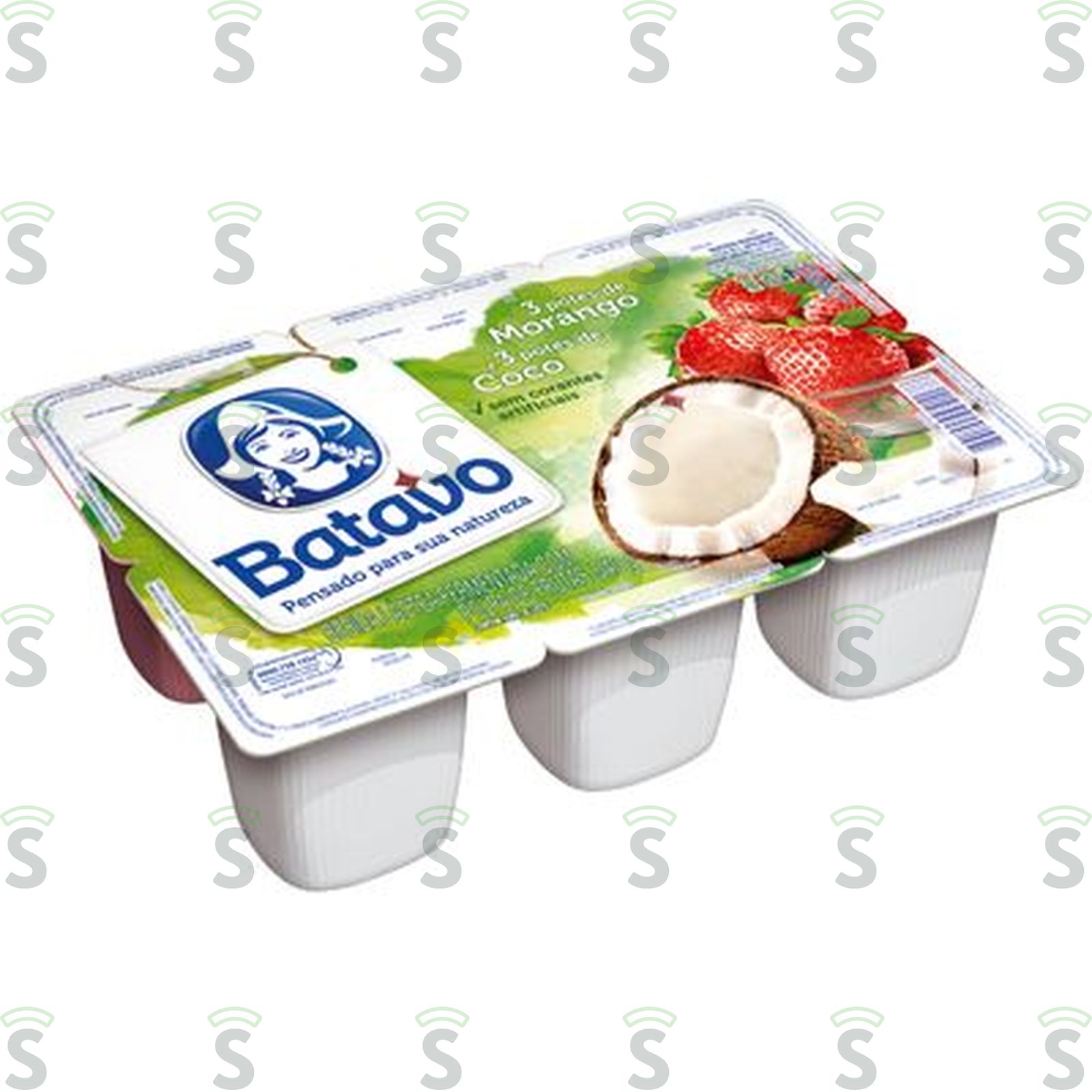 Batavo-bebida lactea 510g morango/coco