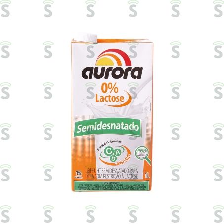  Aurora-leite 1l Semi Zero Lactose