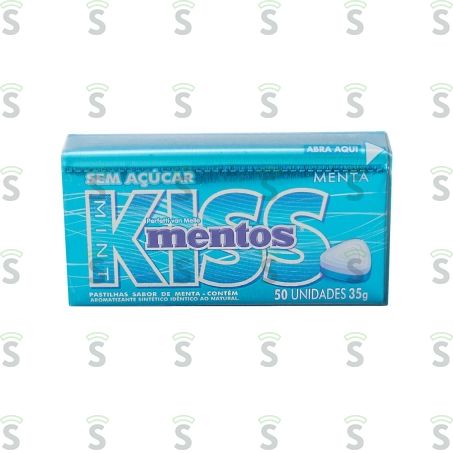  Mentos-pastilhas 35g Kiss Menta