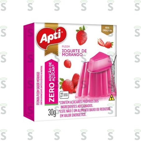  Pudim Po Apti Zero Yogurte Morango 30g