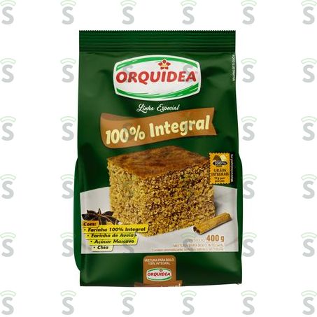  Mistura Para Bolo Integral Orquídea Especial Pacote 400g