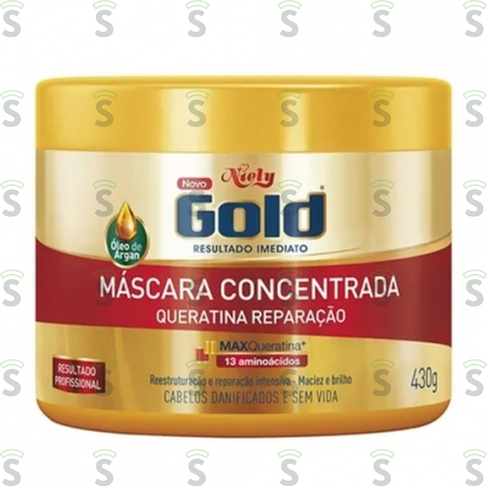 Creme Multifuncional 3 em 1 Niely Reconstrução Pote 430gr