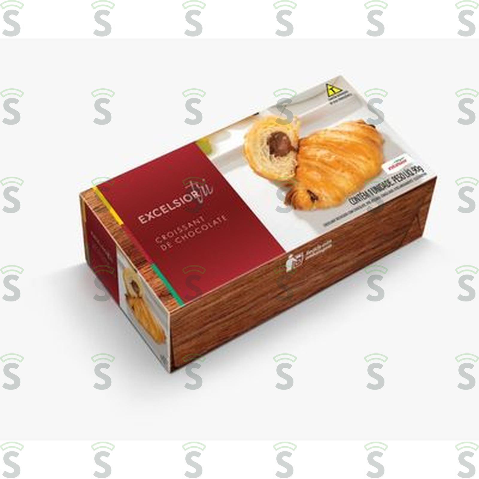 CROISSANT EXCELSIOR TRI CHOCOLATE 90G