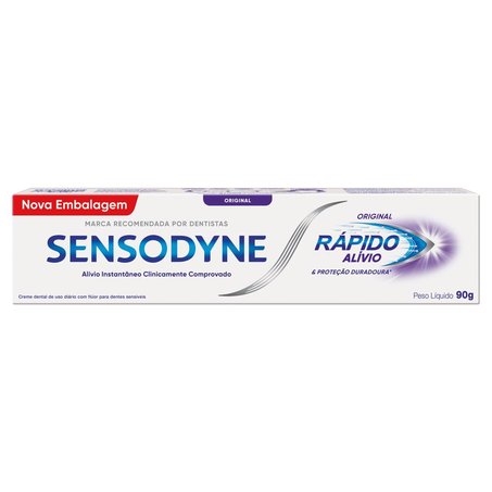Creme Dental Sensodyne 90g - Rápido Alívio