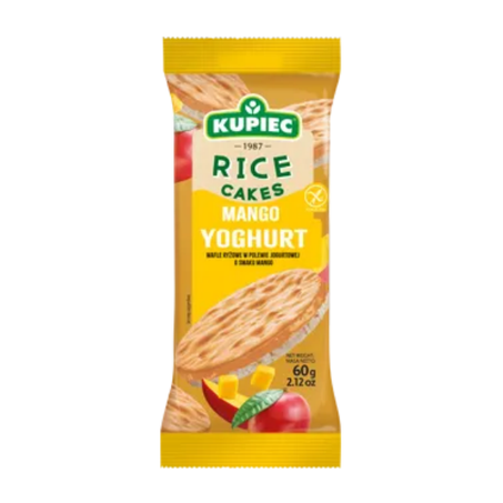 Biscoito arroz kupiec iogurte de manga 60g