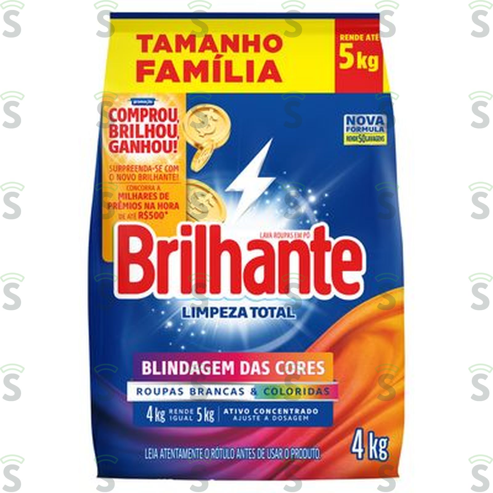 Brilhante-lava roupas 4kg limpeza tottal