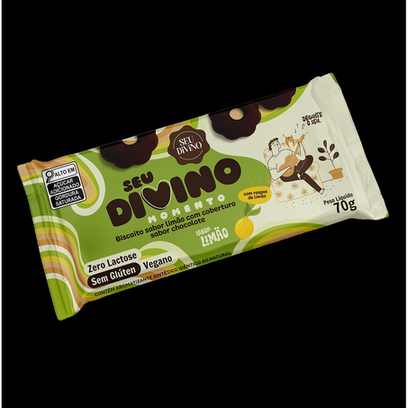 Biscoito Seu Divino Momento Limão 70g