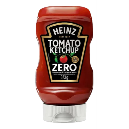 Ketchup Heinz Tradicional Zero Bisnaga 373g 
 